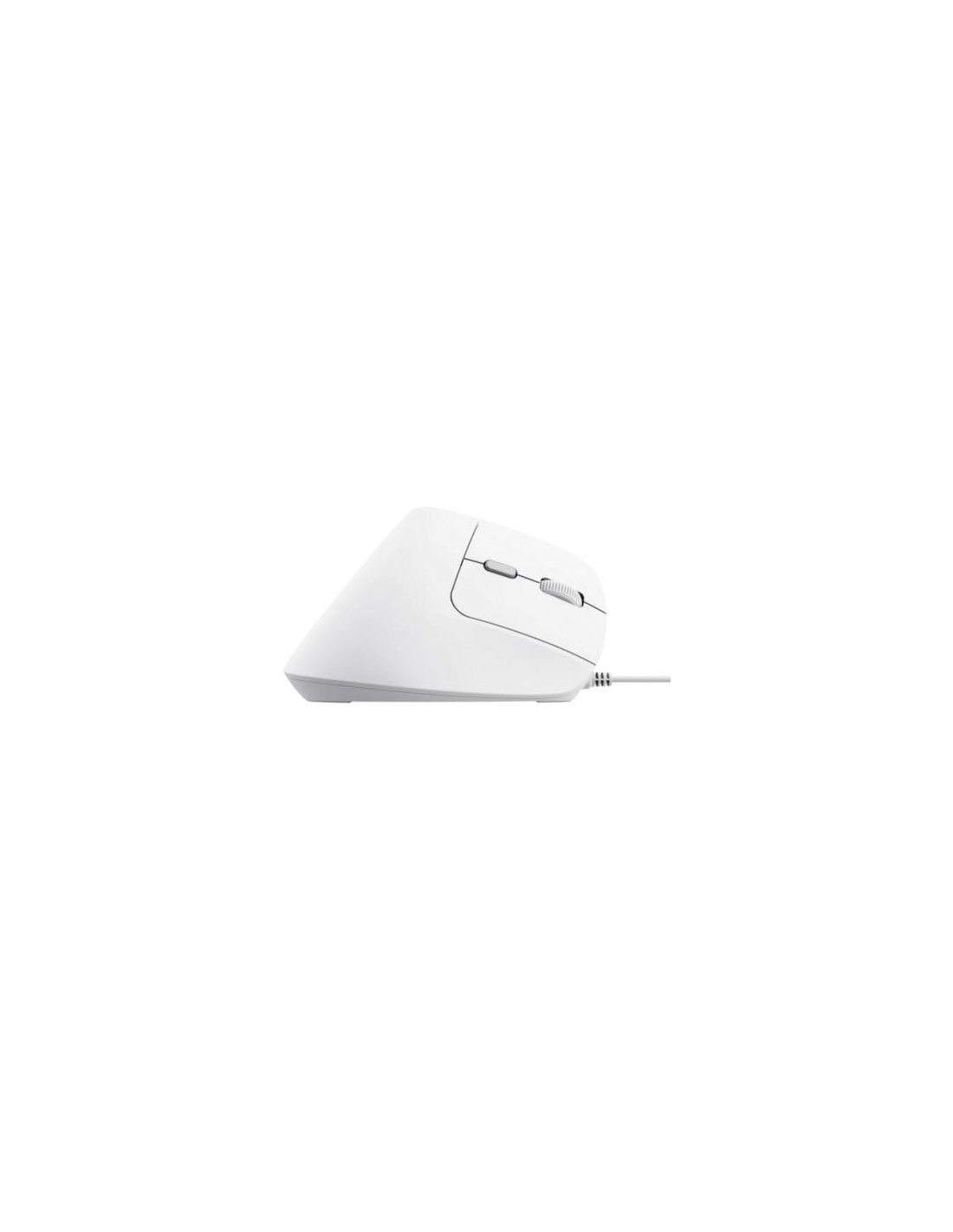Ratón Vertical Trust Bayo II, Hasta 2400 DPI, Blanco | El Ocio Virtual