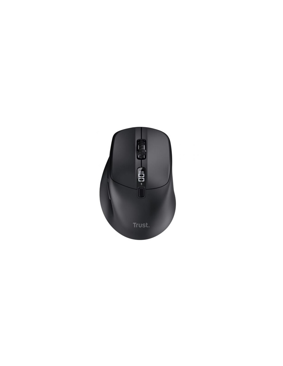 Ratón Ergonómico Inalámbrico Trust Zevo 25991, Batería recargable, Has