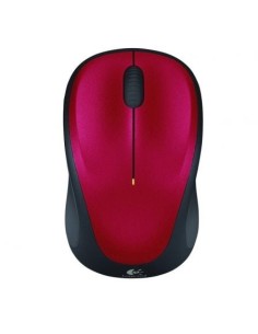 Ratón Inalámbrico Logitech M235, Hasta 1000 DPI, Rojo