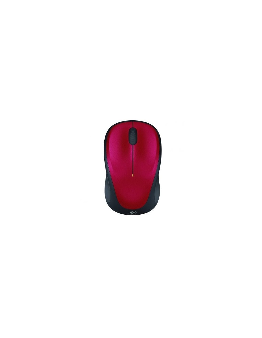 Ratón Inalámbrico Logitech M235, Hasta 1000 DPI, Rojo