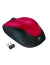Ratón Inalámbrico Logitech M235, Hasta 1000 DPI, Rojo