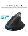 Ratón Ergonómico Inalámbrico Subblim Nature Vertical Ergo Dual Battery