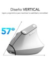 Ratón Vertical Inalámbrico Subblim Nature Vertical Ergo Dual Battery, 