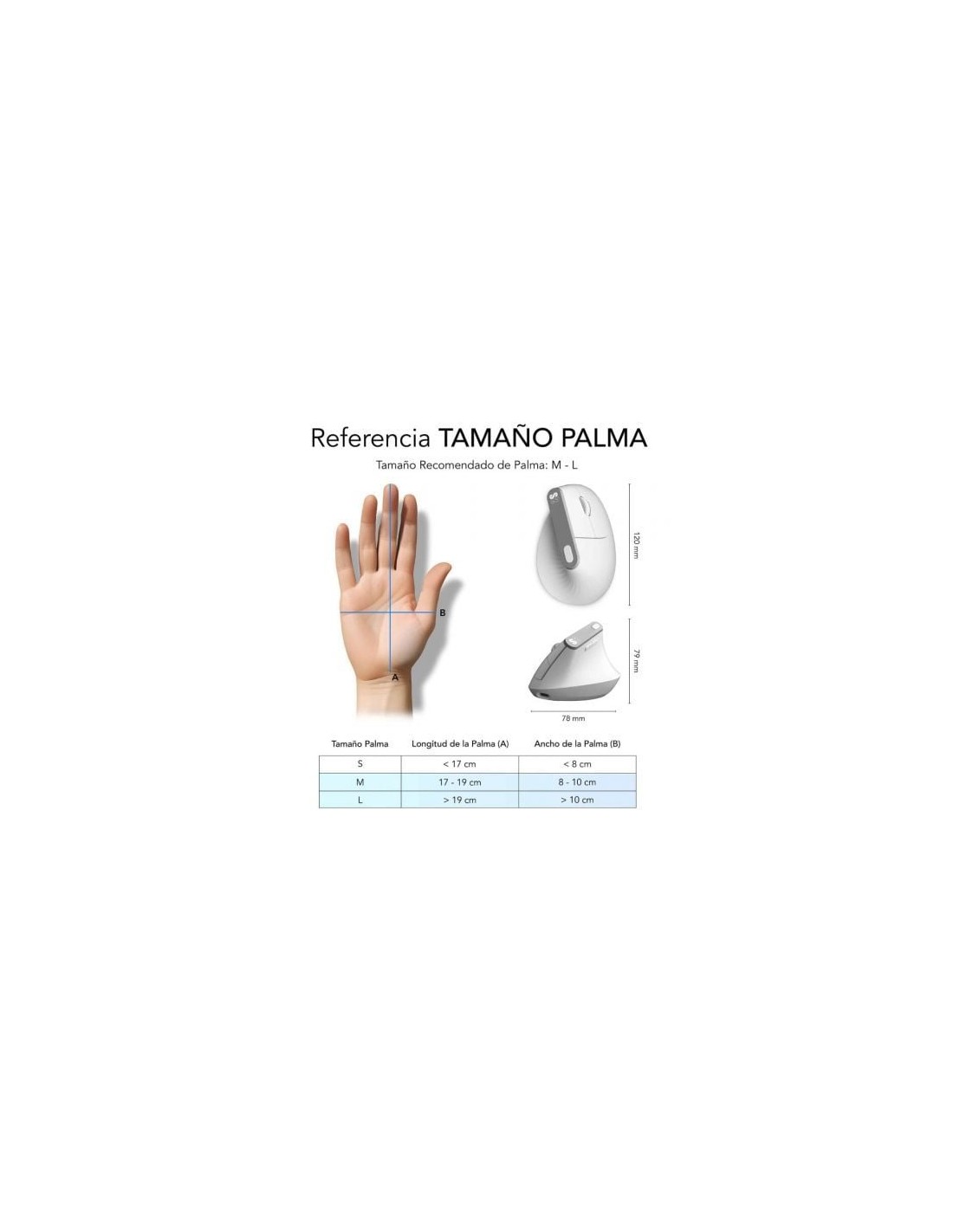 Ratón Vertical Inalámbrico Subblim Nature Vertical Ergo Dual Battery, 