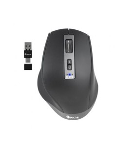 Ratón Ergonómico Inalámbrico NGS BLUR-RB, Batería recargable, Hasta 32
