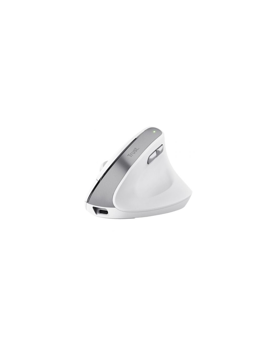 Ratón Vertical Inalámbrico Trust Bayo II, Batería recargable, Hasta 24