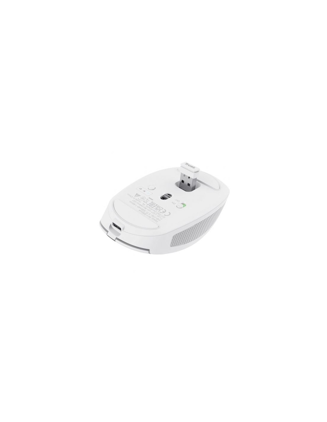 Ratón Inalámbrico Trust Ozaa Compact Wireless, Batería recargable, Has