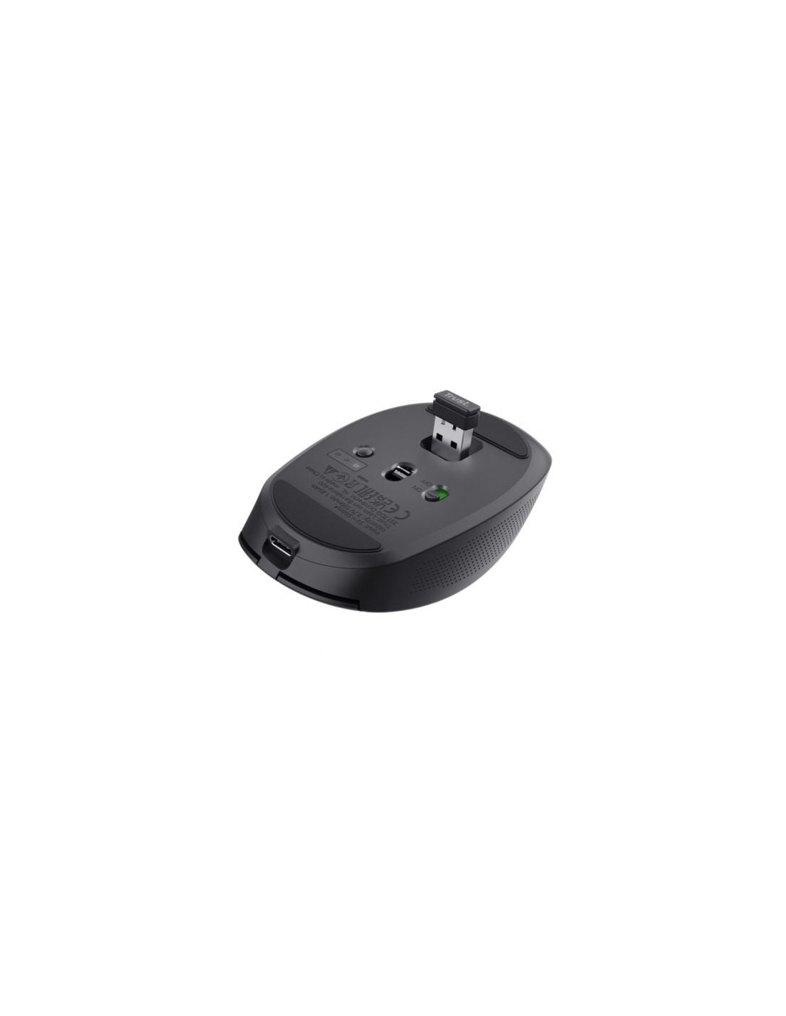 Ratón Inalámbrico Trust Ozaa Compact Wireless, Batería recargable, Has