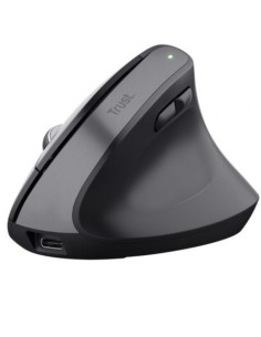 Ratón Vertical Inalámbrico Trust Bayo+, Batería Recargable, Hasta 2400