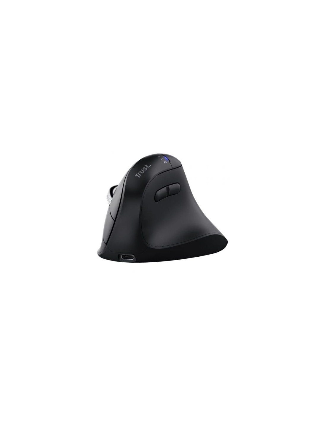 Ratón Vertical Inalámbrico Trust Vyran 26107, Batería recargable, Hast