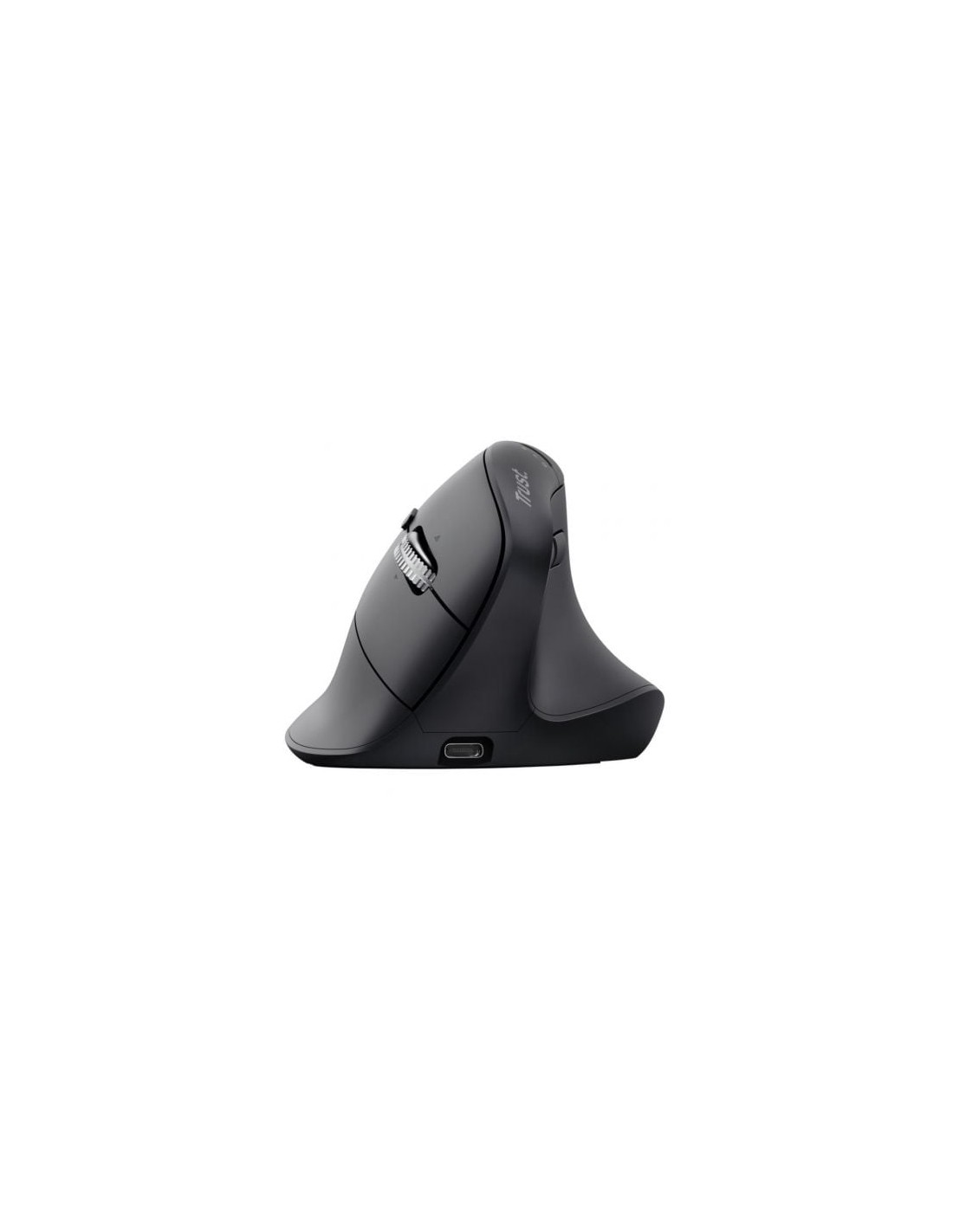 Ratón Vertical Inalámbrico Trust Vyran 26107, Batería recargable, Hast