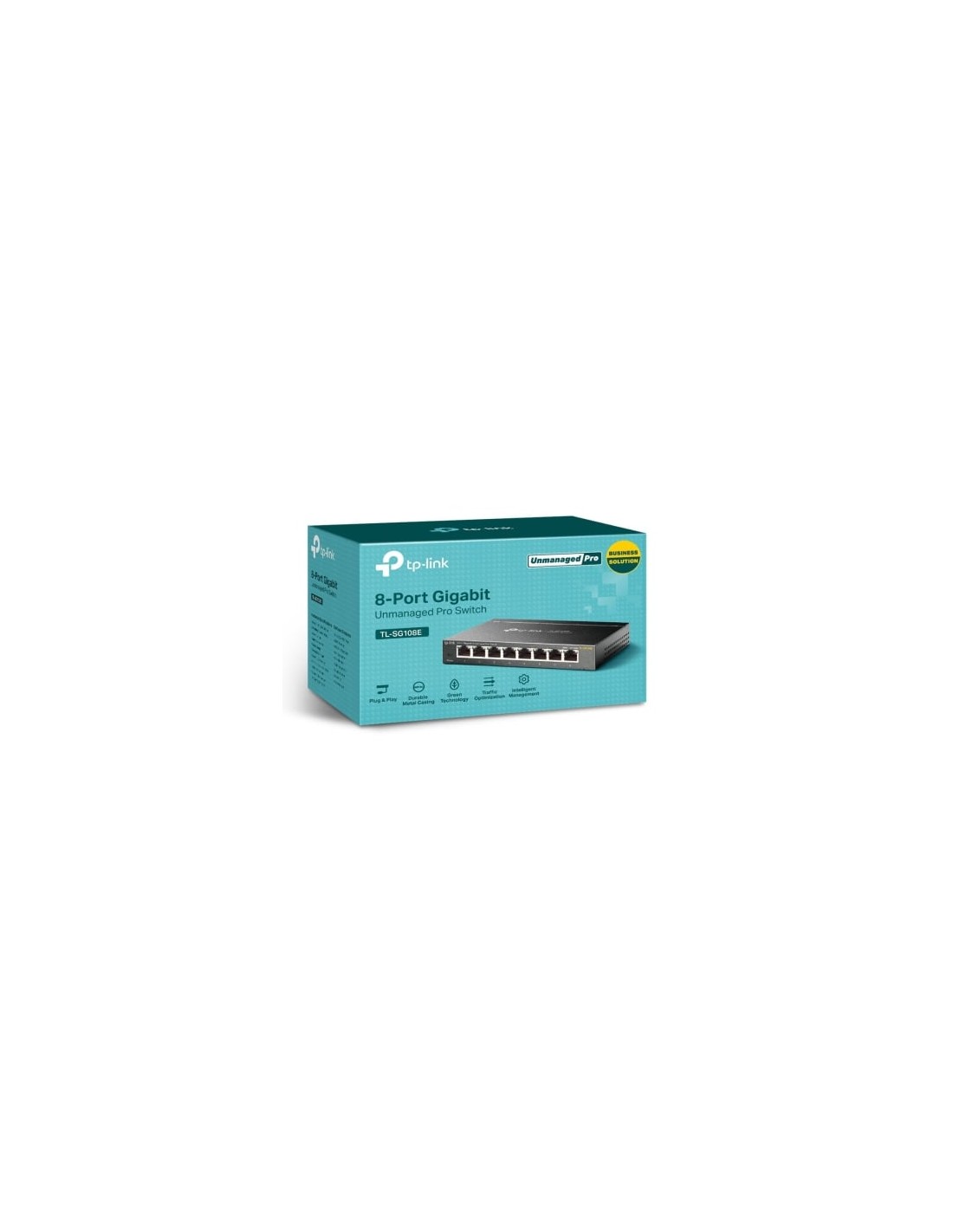 Switch TP-Link Easy Smart TL-SG108E 8 puertos, RJ-45 10/100/1000