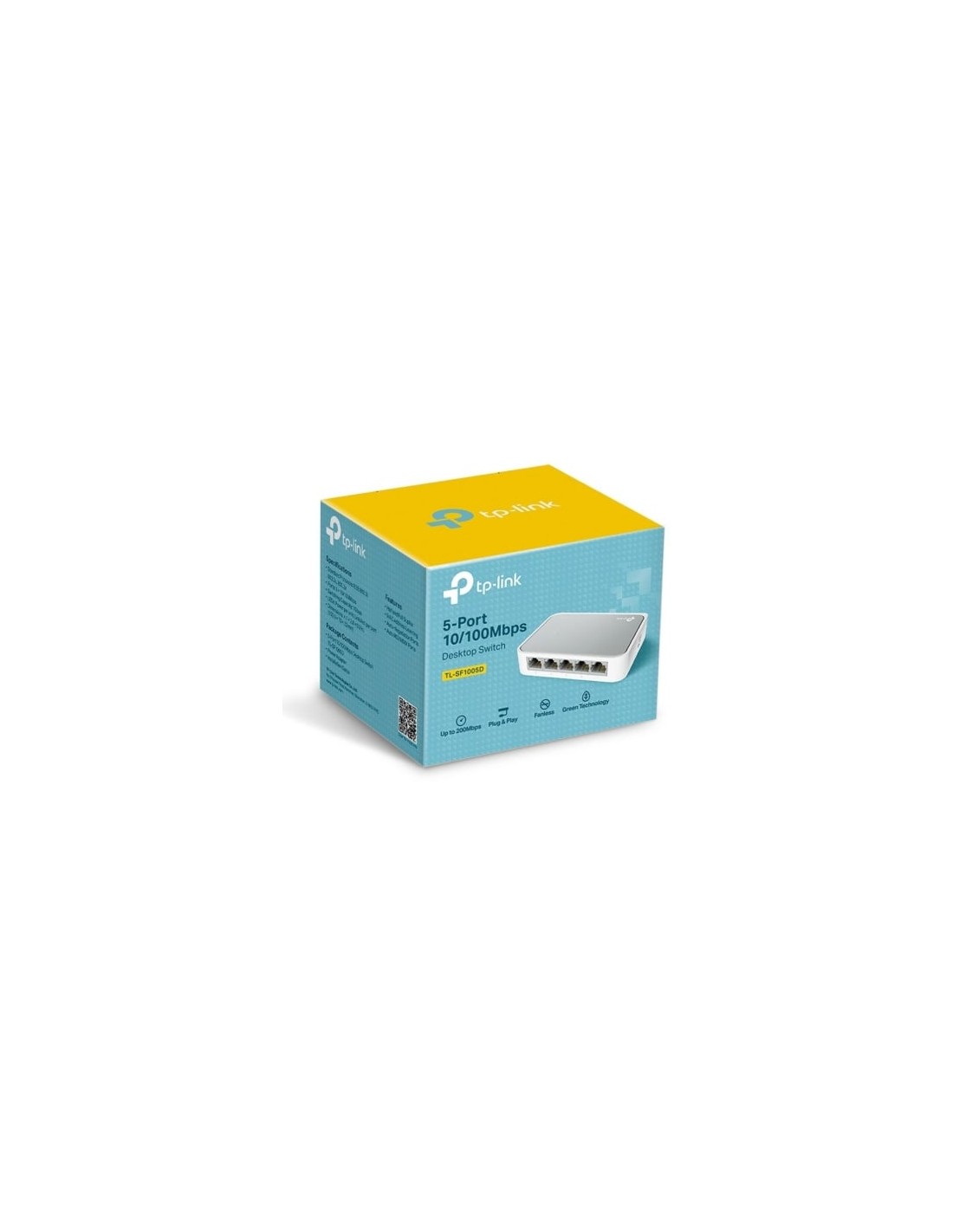Switch TP-Link TL-SF1005D 5 puertos, RJ-45 10/100 | El Ocio Virtual