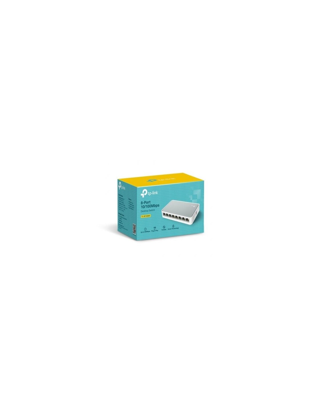 Switch TP-Link TL-SF1008D 8 puertos, RJ-45 10/100 | El Ocio Virtual