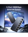 Switch Vention ITDH0-EU 5 puertos, RJ-45 10/100/1000 | El Ocio Virtual