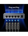 Switch Vention ITDH0-EU 5 puertos, RJ-45 10/100/1000 | El Ocio Virtual