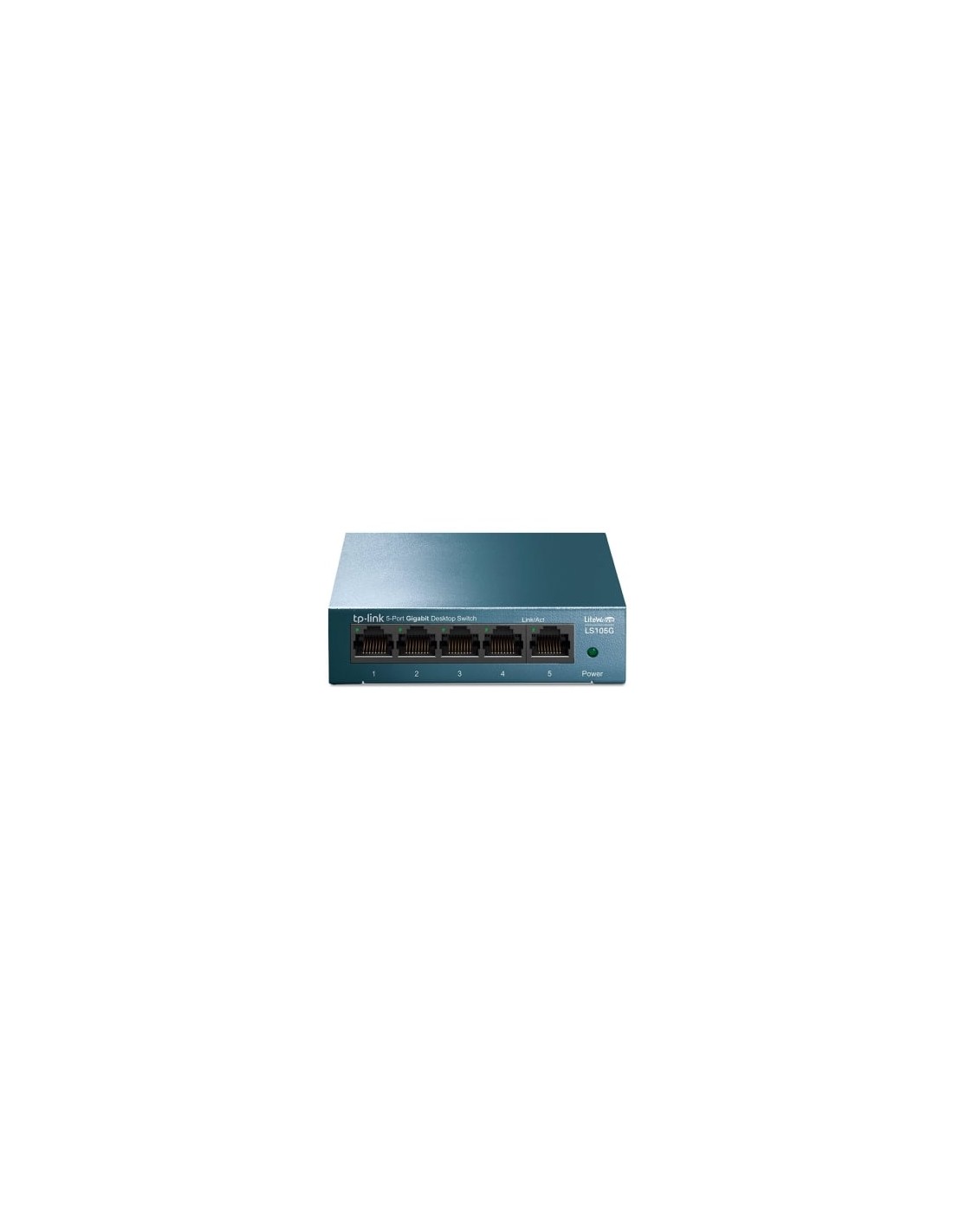 Switch TP-Link LS105G 5 puertos, RJ-45 10/100/1000 | El Ocio Virtual