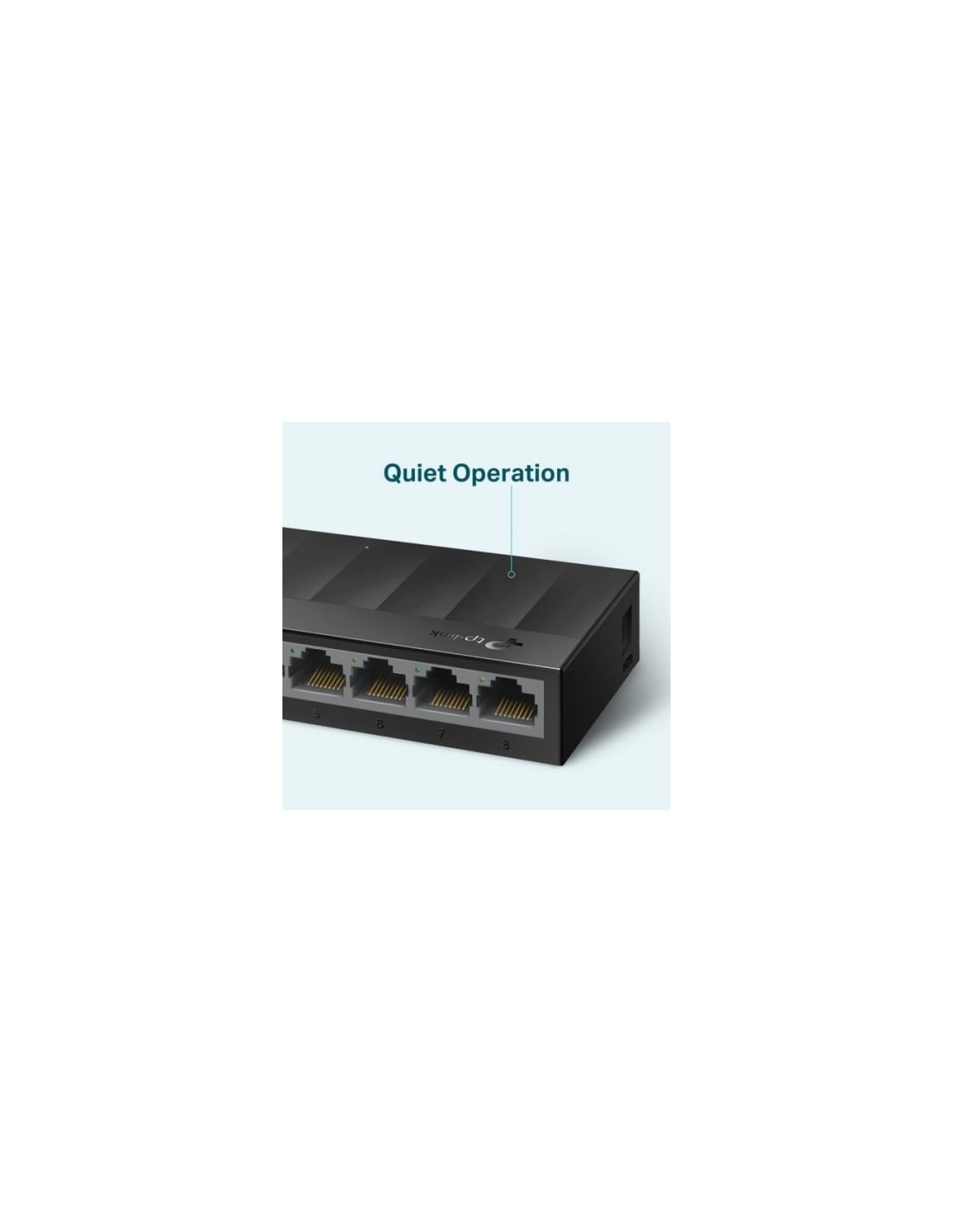 Switch TP-Link LS1008G 8 puertos, RJ-45 10/100/1000 | El Ocio Virtual