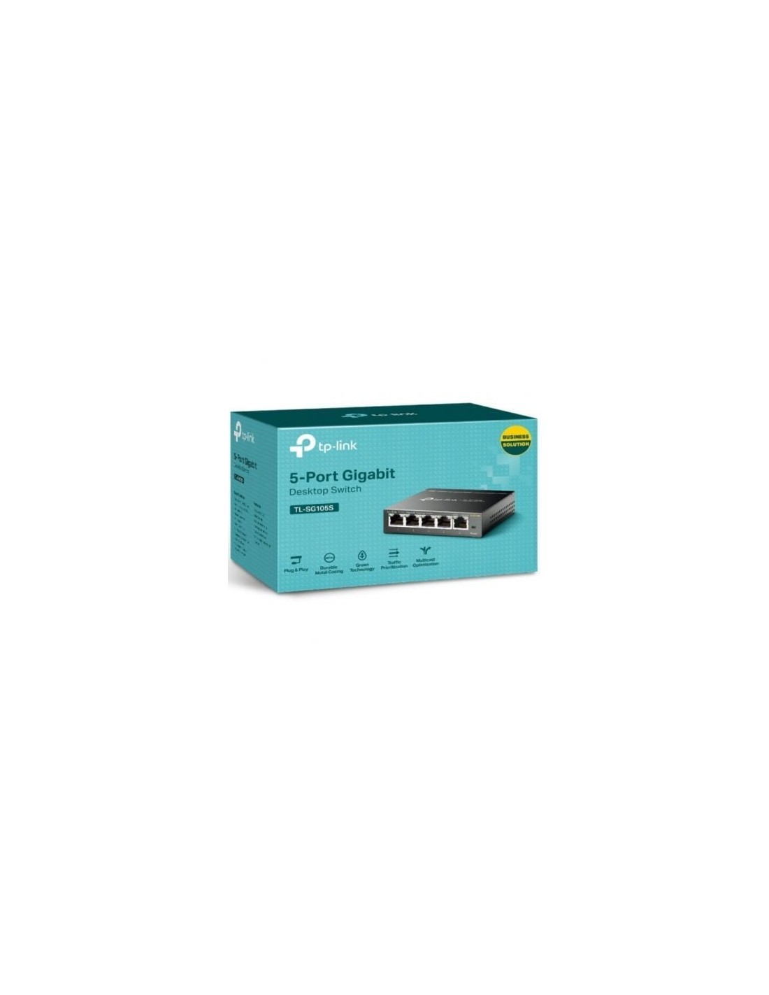 Switch TP-Link TL-SG105S 5 puertos, RJ-45 10/100/1000