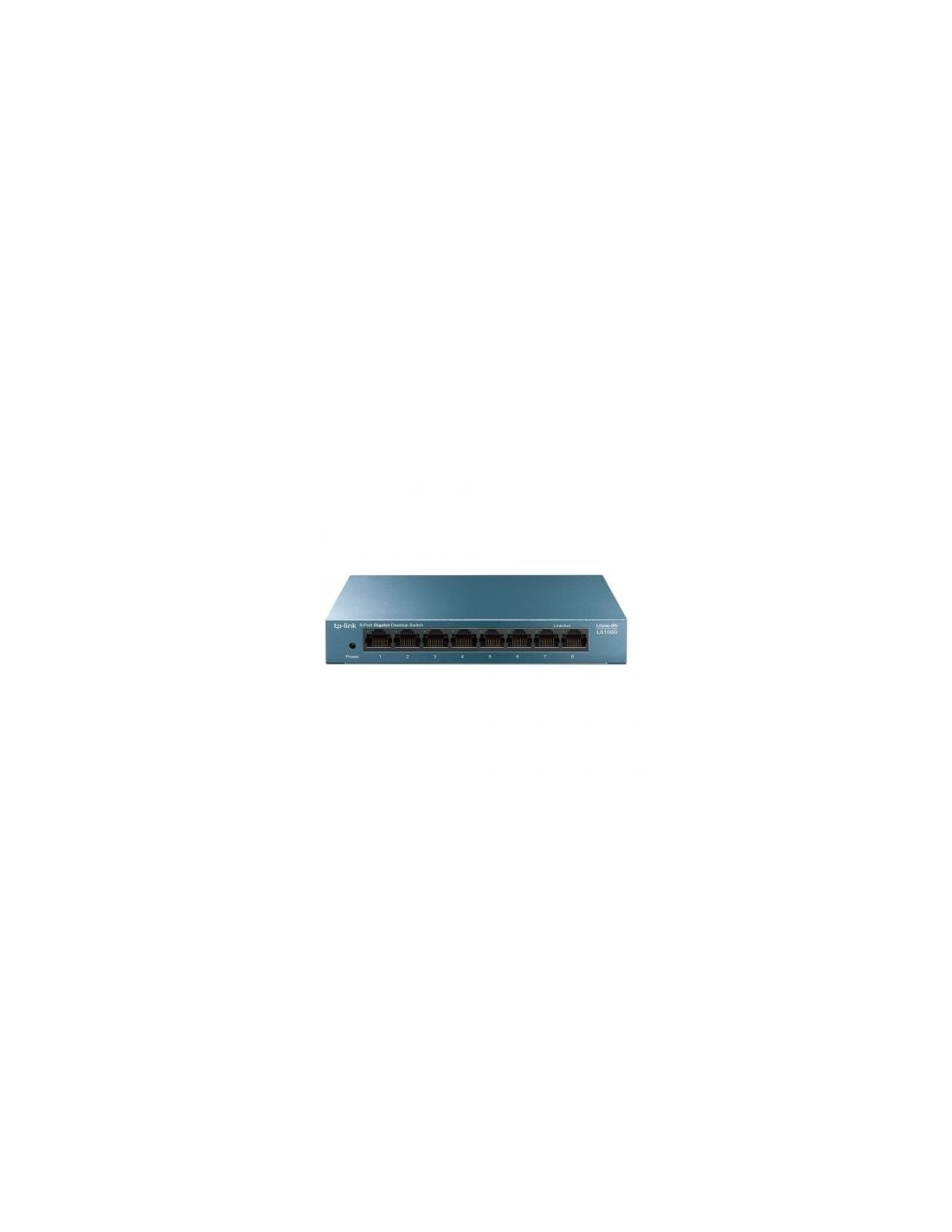 Switch TP-Link LS108G 8 puertos, RJ-45 10/100/1000 | El Ocio Virtual
