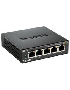 Switch D-Link DGS-105 5 puertos, RJ-45 10/100/1000 | El Ocio Virtual