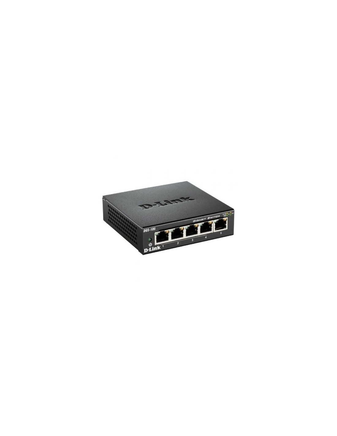 Switch D-Link DGS-105 5 puertos, RJ-45 10/100/1000 | El Ocio Virtual