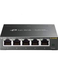 Switch TP-Link Easy Smart TL-SG105E 5 puertos, RJ-45 10/100/1000 2