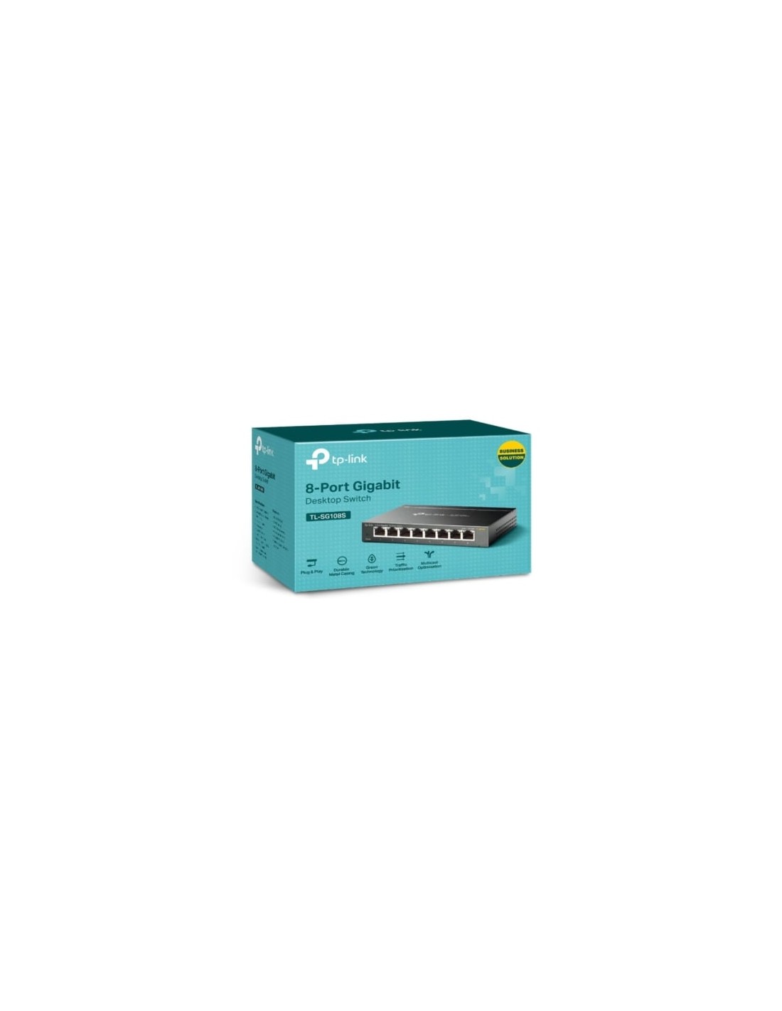 Switch TP-Link TL-SG108S 8 puertos, RJ-45 10/100/1000