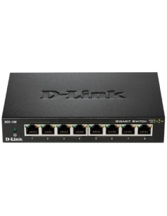 Switch D-Link DGS-108 8 puertos, RJ-45 10/100/1000 | El Ocio Virtual