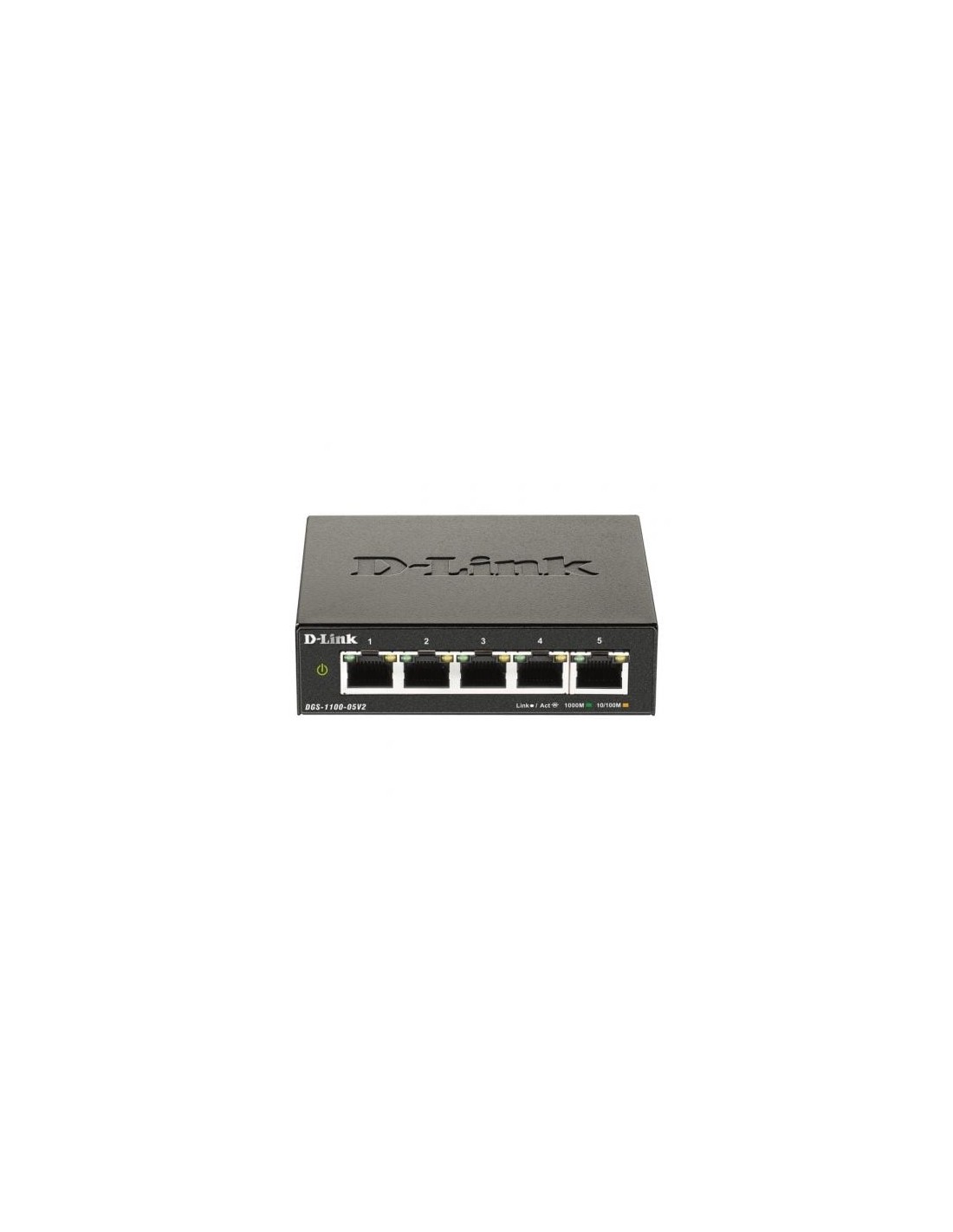 Switch D-Link DGS-1100-05V2 5 puertos, RJ-45 10/100/1000