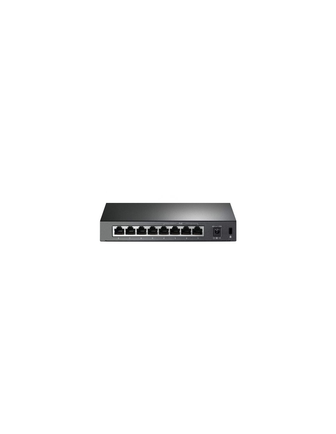 Switch TP-Link SF1008P 8 puertos, RJ-45 10/100 PoE | El Ocio Virtual