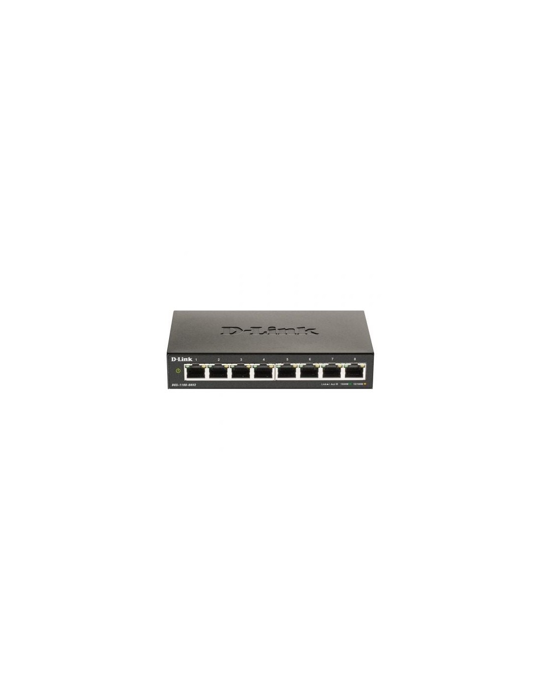 Switch Gestionable D-Link DGS-1100-08V2 8 puertos, RJ-45 10/100/1000