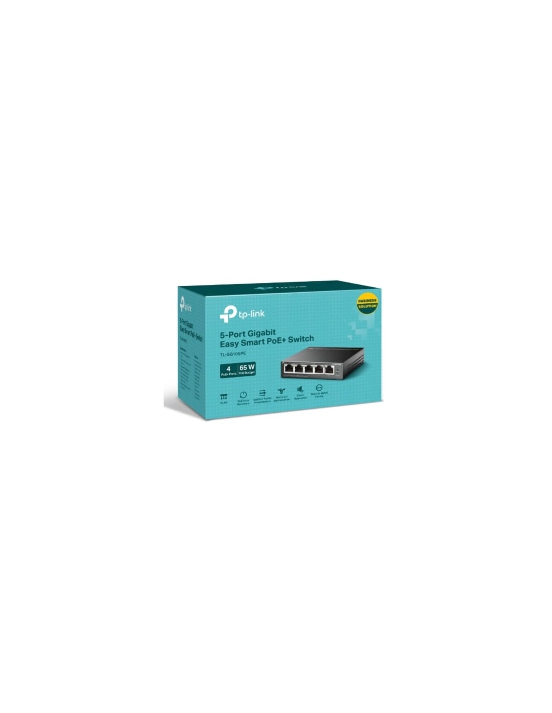 Switch TP-Link TL-SG105PE 5 puertos, RJ-45 10/100/1000 PoE