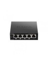 Switch D-Link DGS-1005P 5 puertos, RJ-45 10/100/1000 PoE
