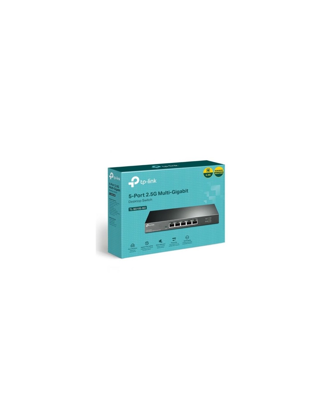 Switch TP-Link TL-SG105-M2 5 puertos, RJ-45 2.5 Gbps | El Ocio Virtual