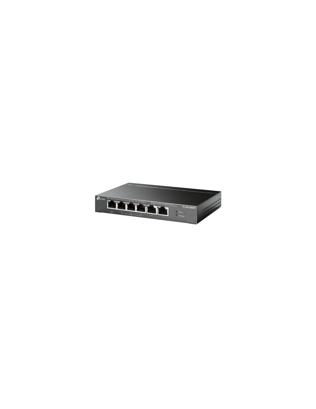 Switch TP-Link TL-SG1006PP 6 puertos, RJ-45 10/100/1000, PoE++