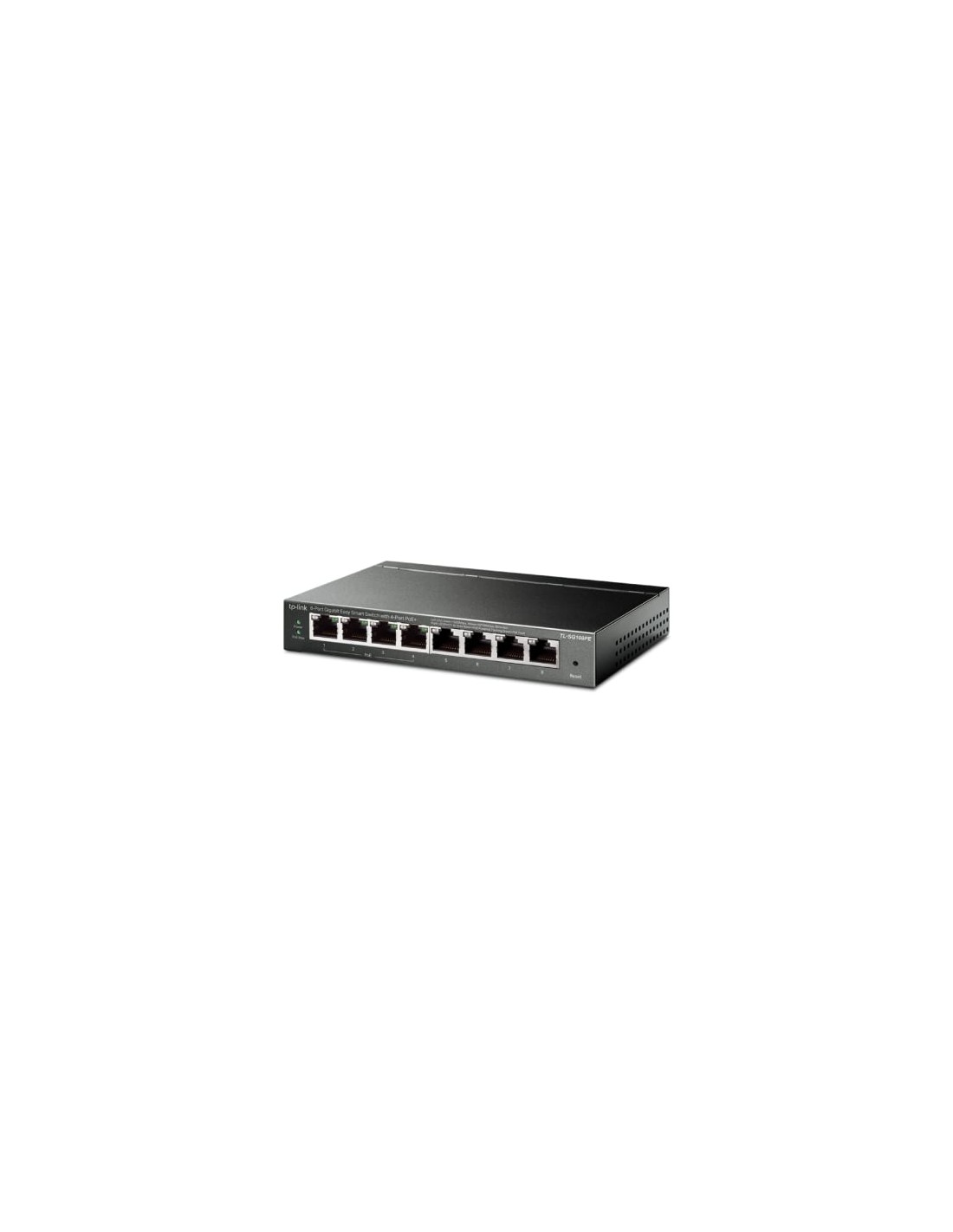 Switch TP-Link TL-SG108PE 8 puertos, RJ-45 10/100/1000, PoE