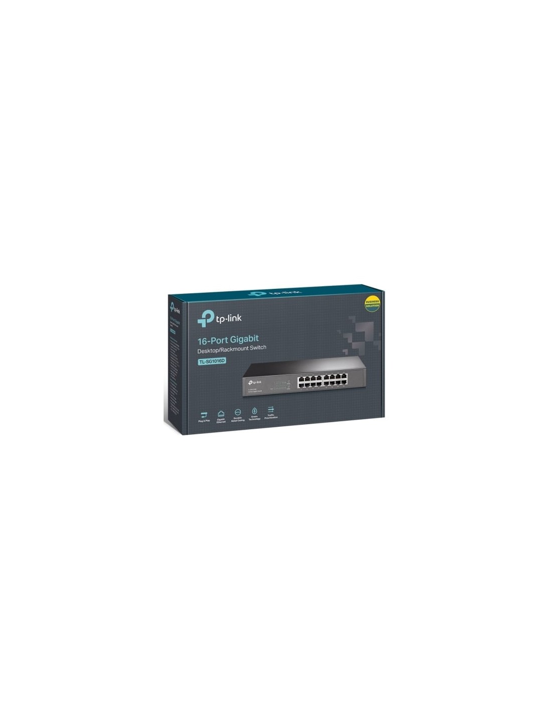 Switch TP-Link TL-SG1016D 16 puertos, RJ-45 10/100/1000