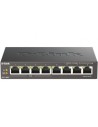 Switch D-Link DGS-1008P 8 puertos, RJ-45 Gigabit 10/100/1000, PoE