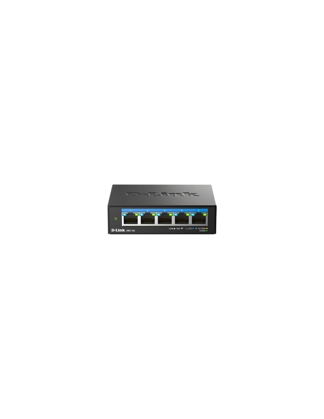 Switch D-Link DMS-105 5 puertos, RJ-45 10/100/1000 | El Ocio Virtual