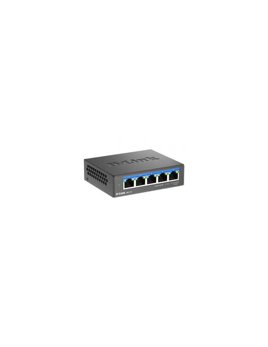 Switch D-Link DMS-105 5 puertos, RJ-45 10/100/1000 | El Ocio Virtual