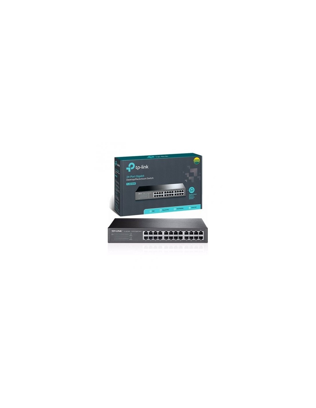 Switch TP-Link TL-SG1024D 24 puertos, RJ-45 10/100/1000