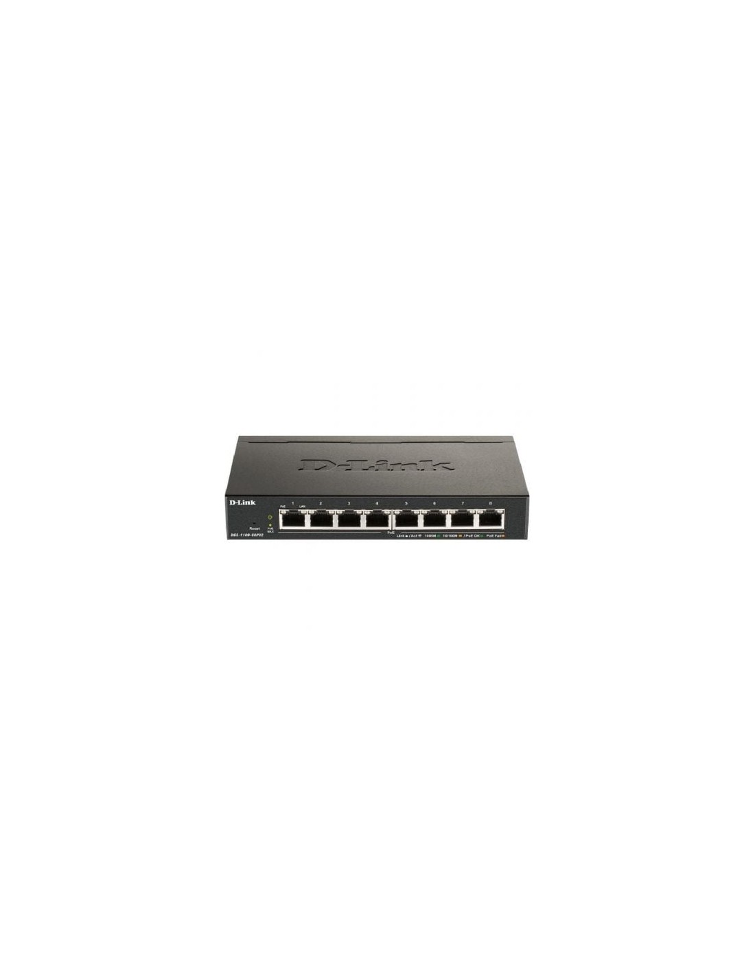 Switch D-Link DGS-1100-08PV2 8 puertos, RJ-45 10/100/1000 PoE