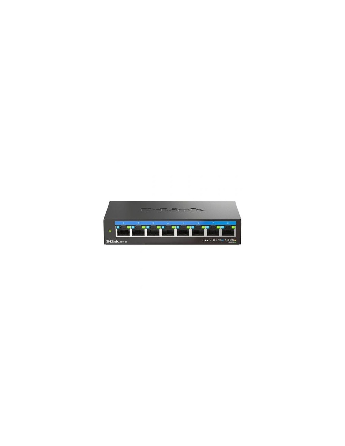 Switch D-Link DMS-108 8 puertos, RJ-45 10/100/1000/2.5 Gbps