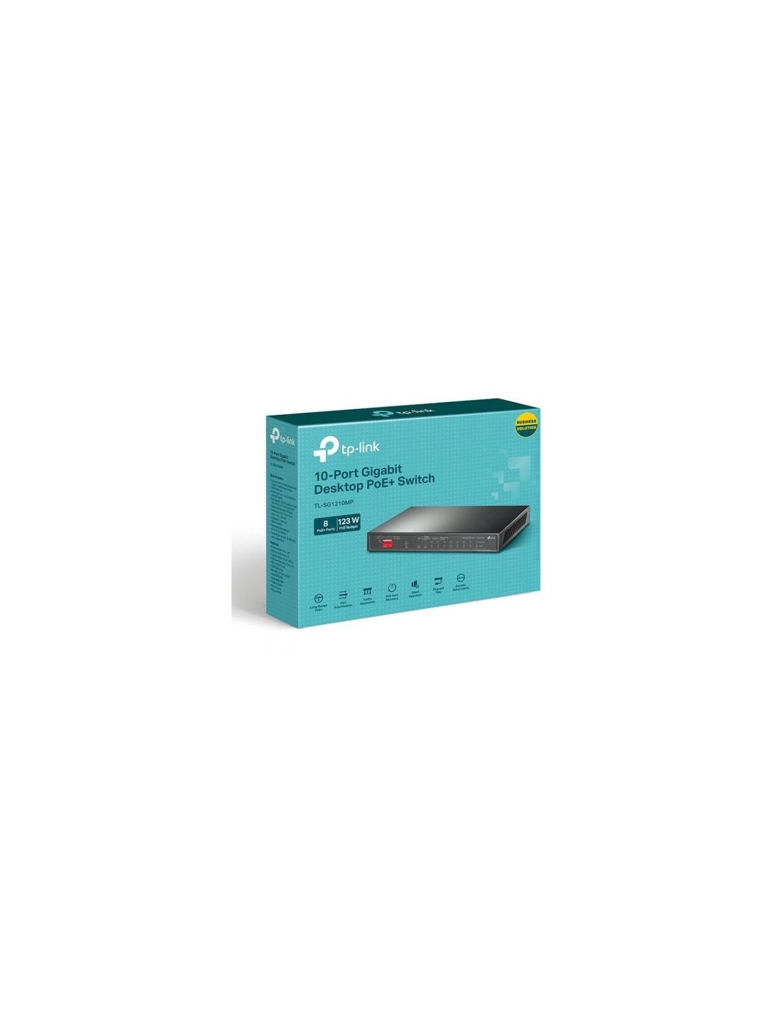 Switch TP-Link TL-SG1210MP 10 puertos, RJ-45 10/100/1000, PoE+