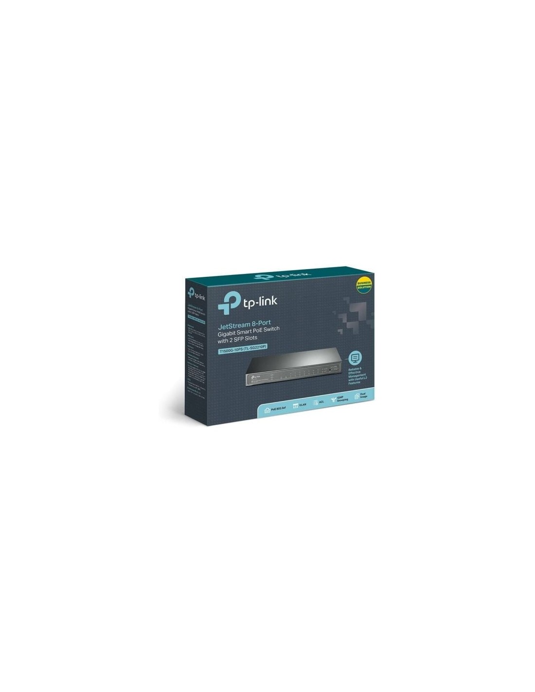 Switch TP-Link Smart Gigabit TL-SG2210P 10 puertos, RJ-45 10/100/1000 