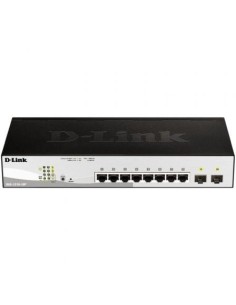 Switch D-Link DGS-1210-10P 10 puertos, RJ-45 Gigabit 10/100/1000 PoE, 
