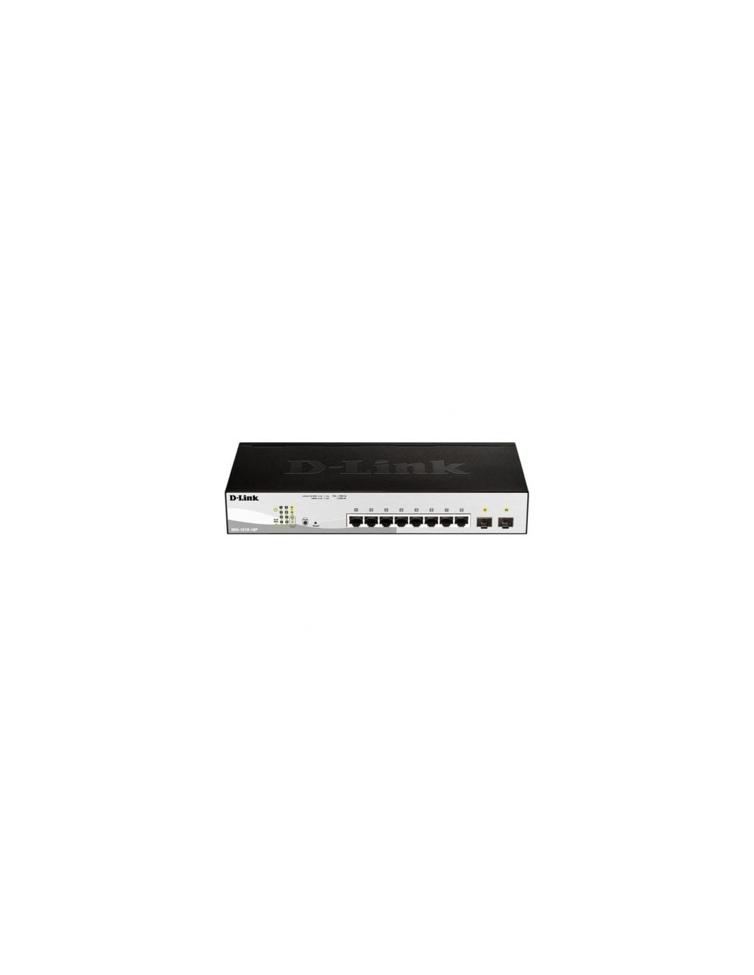 Switch D-Link DGS-1210-10P 10 puertos, RJ-45 Gigabit 10/100/1000 PoE, 