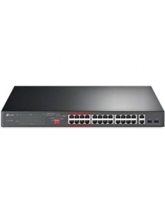 Switch TP-Link TL-SL1226P 26 puertos, RJ-45 10/100/1000 PoE, SFP