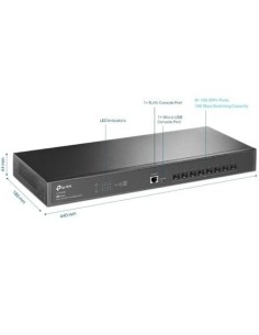 Switch Gestionable TP-Link Omada JetStream TL-SX3008F, 8 puertos, SFP+ 2